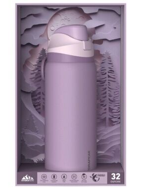 Hydrapeak 32oz Lavender Vacuum Insulated Water Bottle New